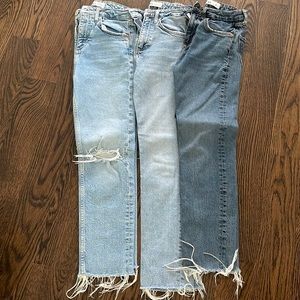 Zara jeans size USA 2